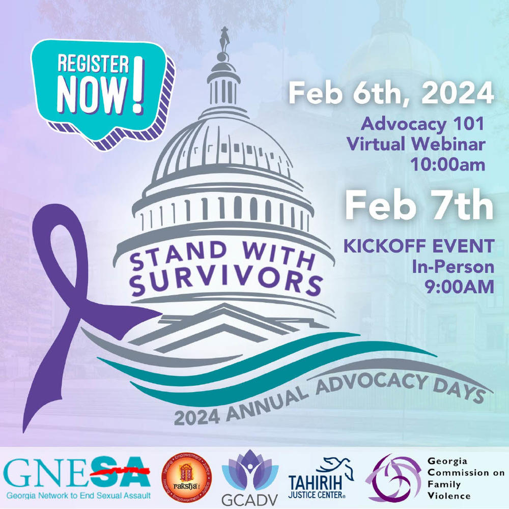       Advocacy 101 Webinar: Stand with Survivors Day 2024
  