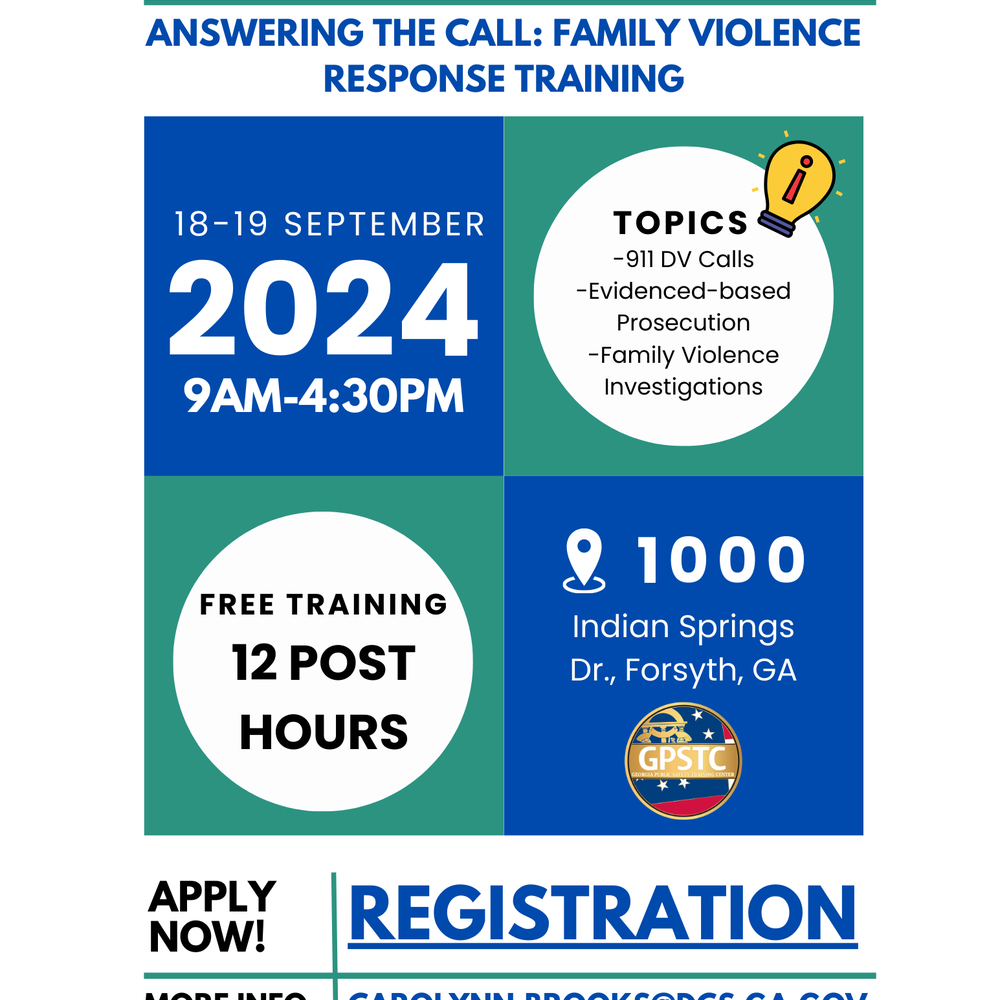       Answering the Call: Family Violence Response Training
  